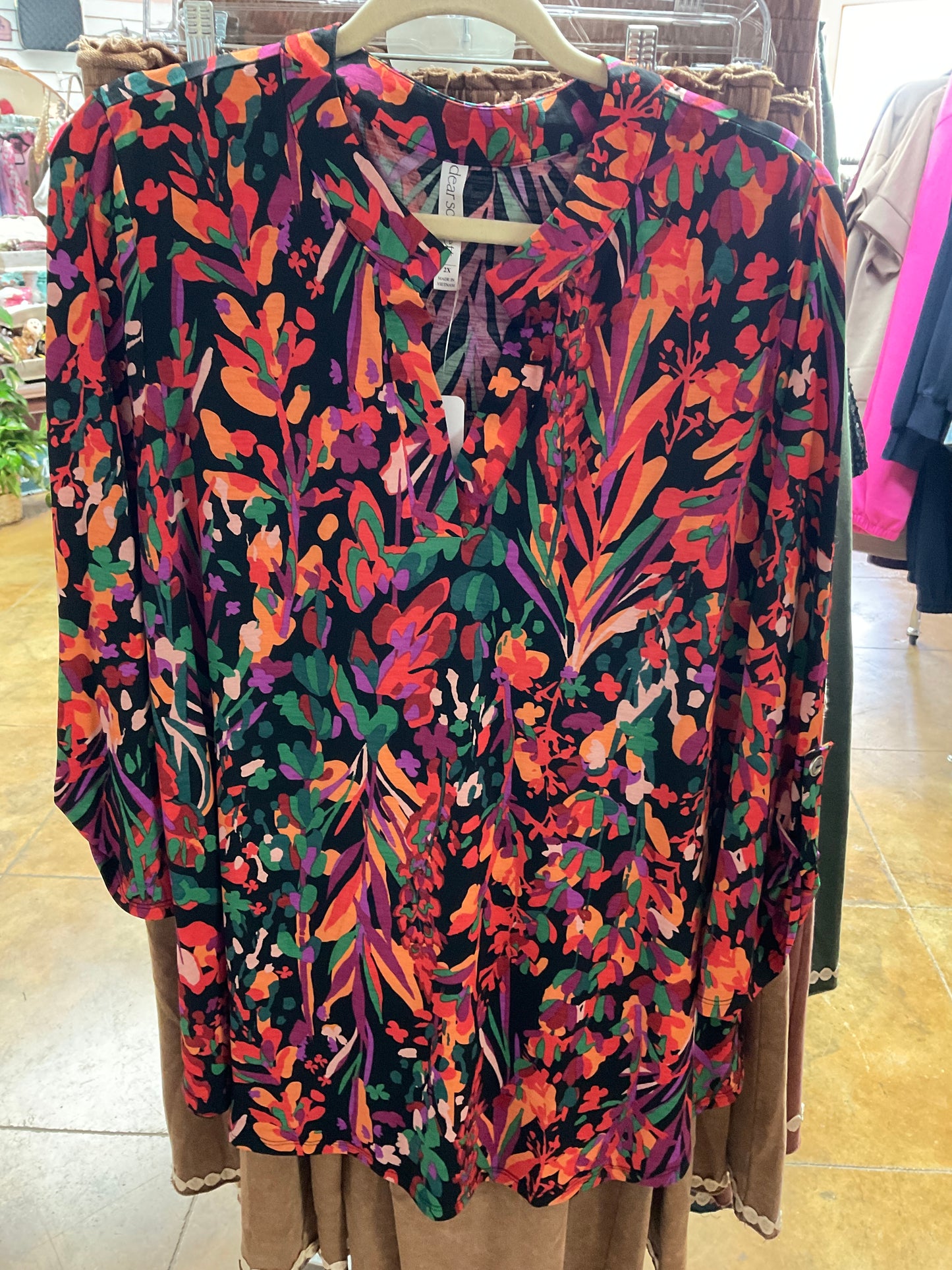 Dear Scarlett Lizzy top - Plus