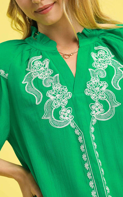 Umgee Embroidered Dress