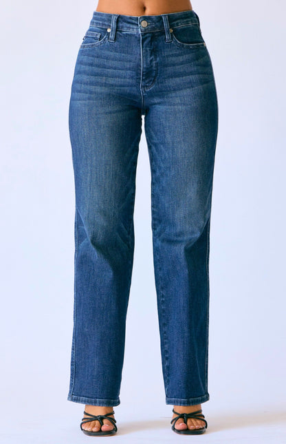 Judy Blue Petite Straight Leg Jeans Plus Size