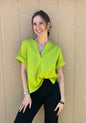 Glam Cuff Sleeve Top