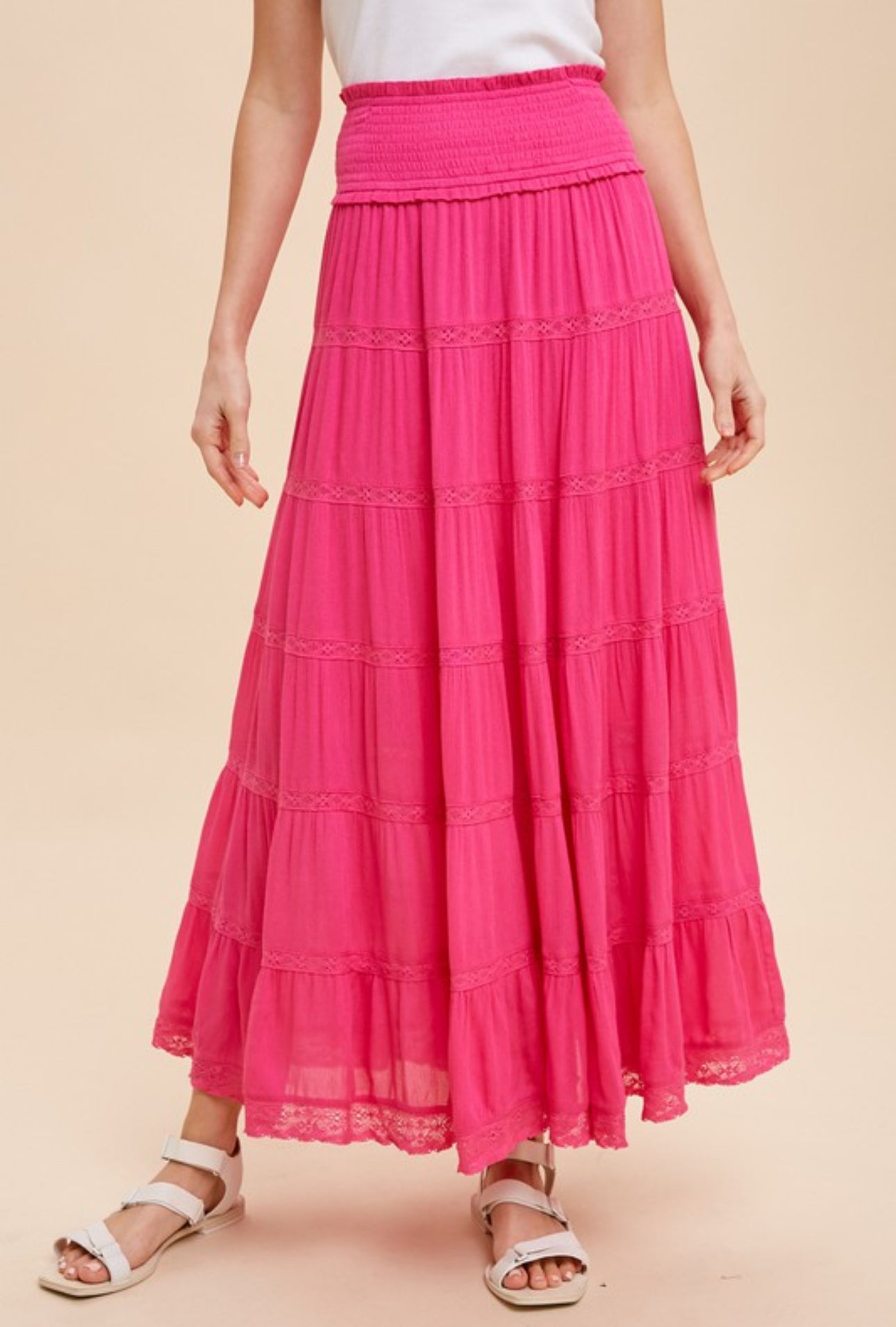 In The Loom Pink Skirt