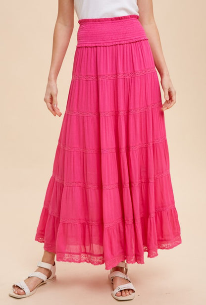 In The Loom Pink Skirt