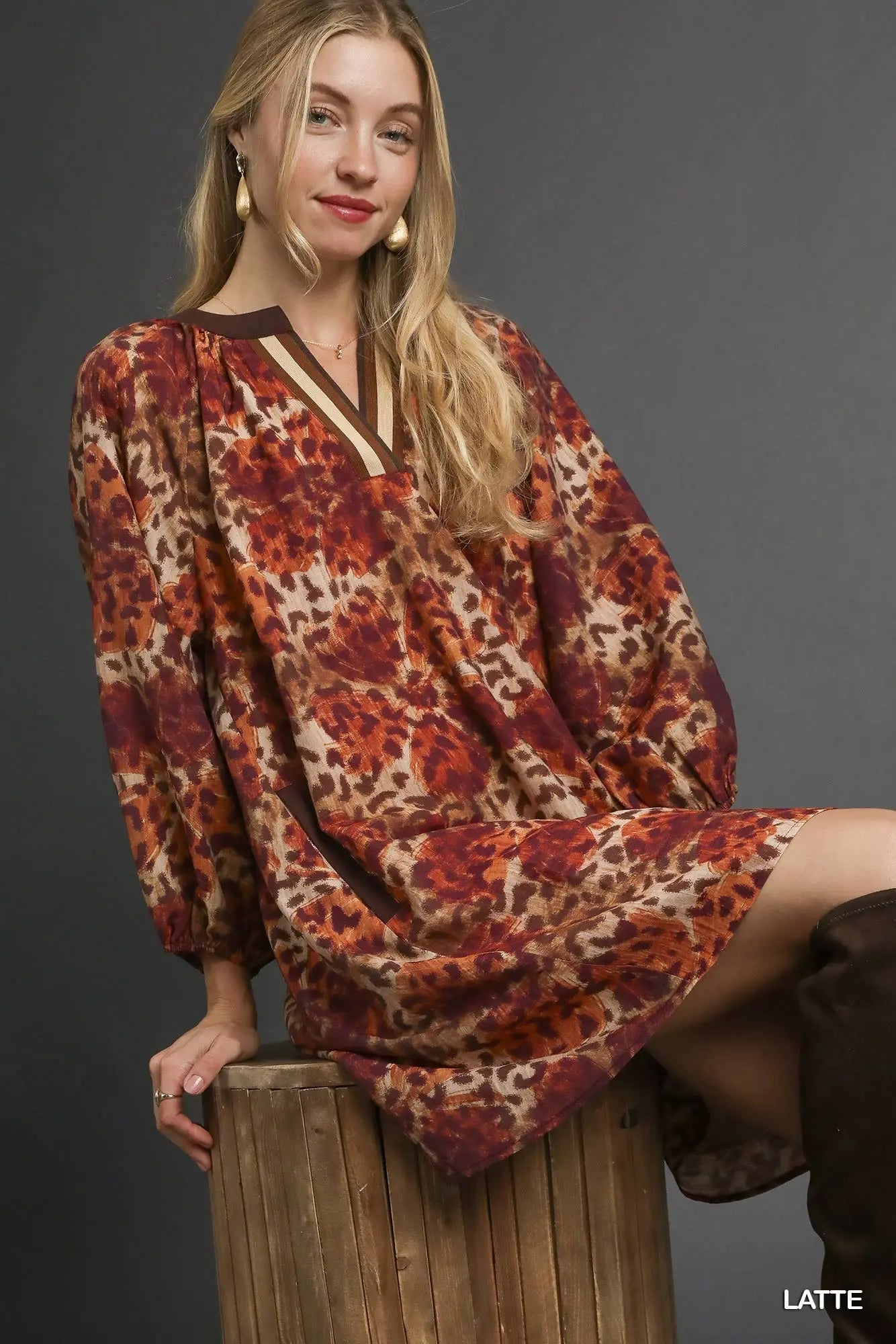 Umgee Boho Tunic Dress
