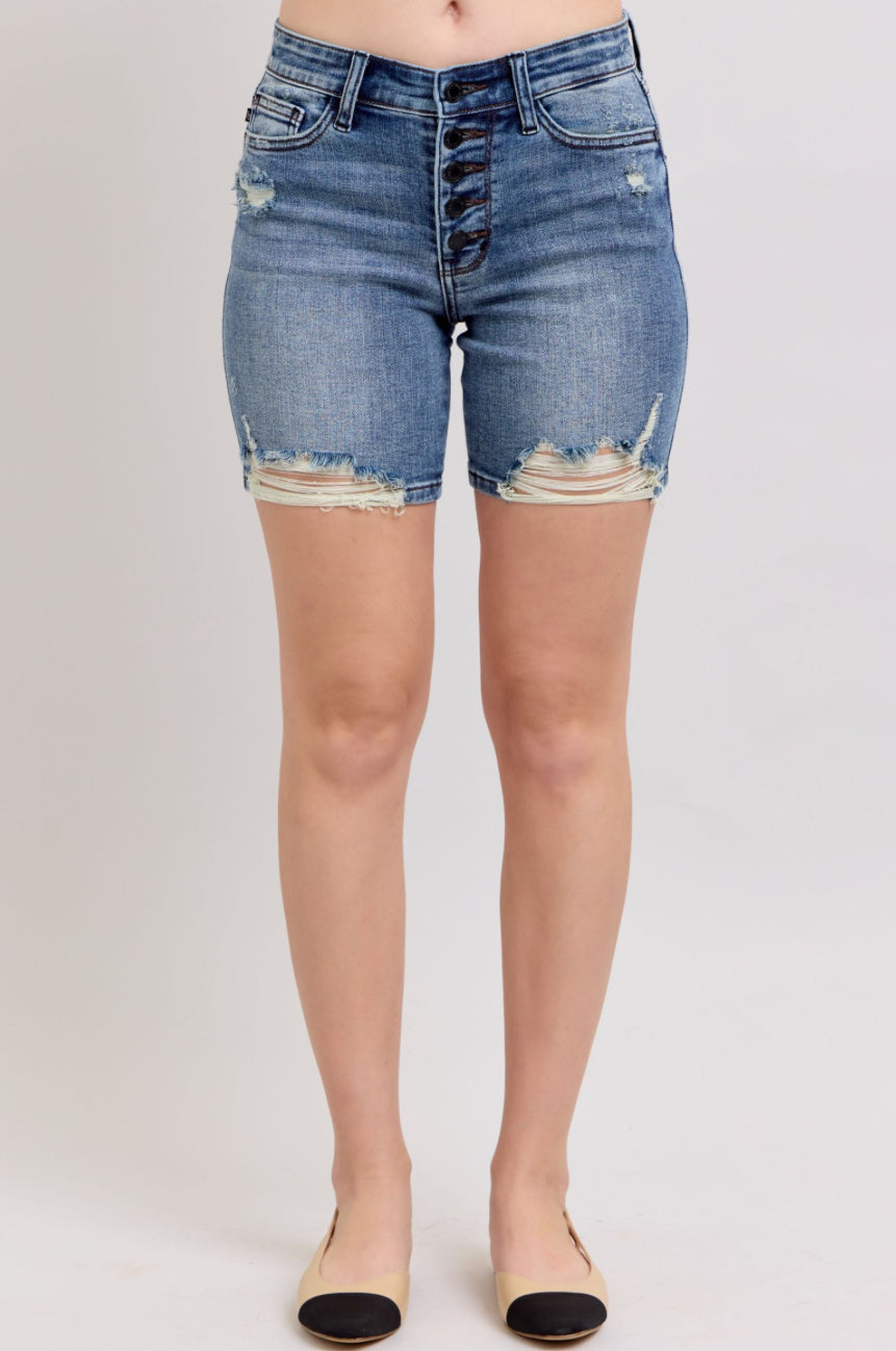 Judy Blue Button Fly Shorts
