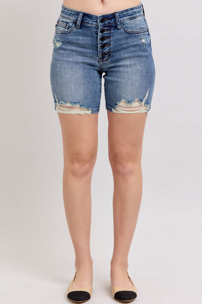 Judy Blue Button Fly Shorts