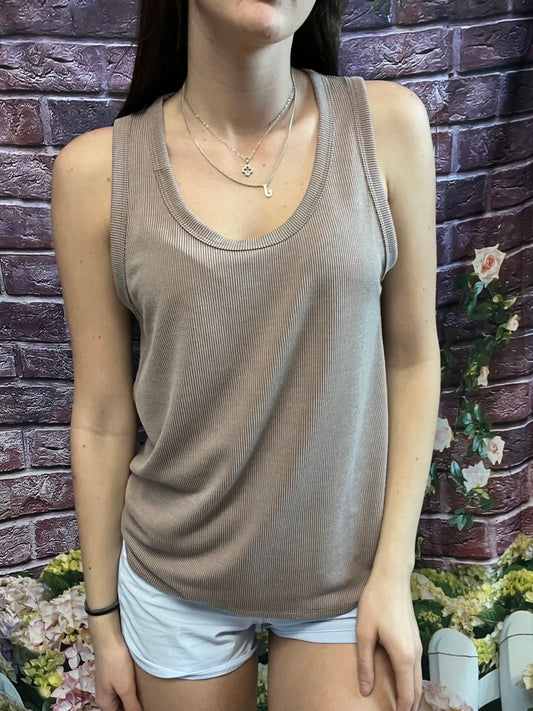 Tres Bien Ribbed Tank