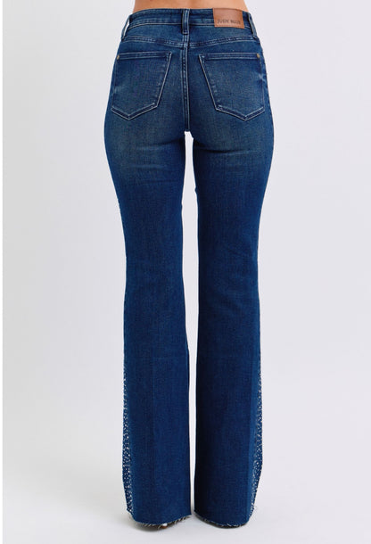 **Judy Blue Rhinestone Flares Plus Size