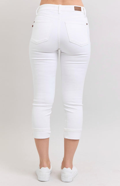 Judy Blue White Capris