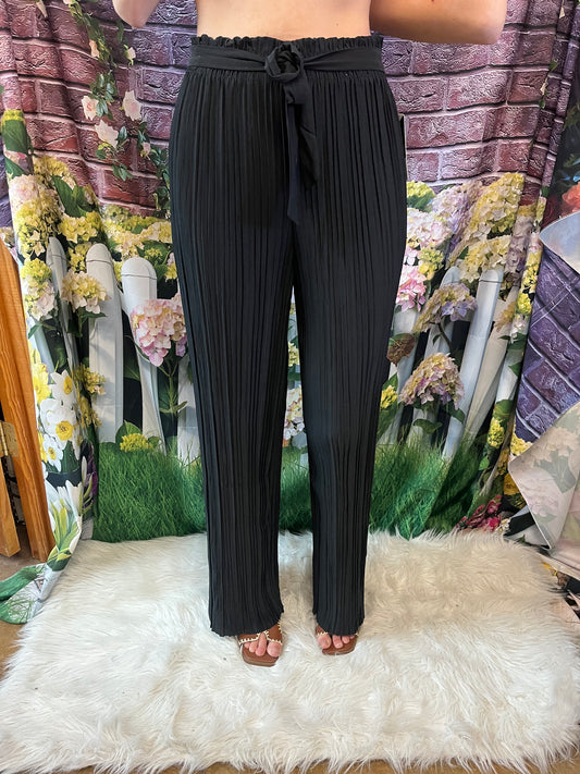 Tie Waist Ribbon Pants