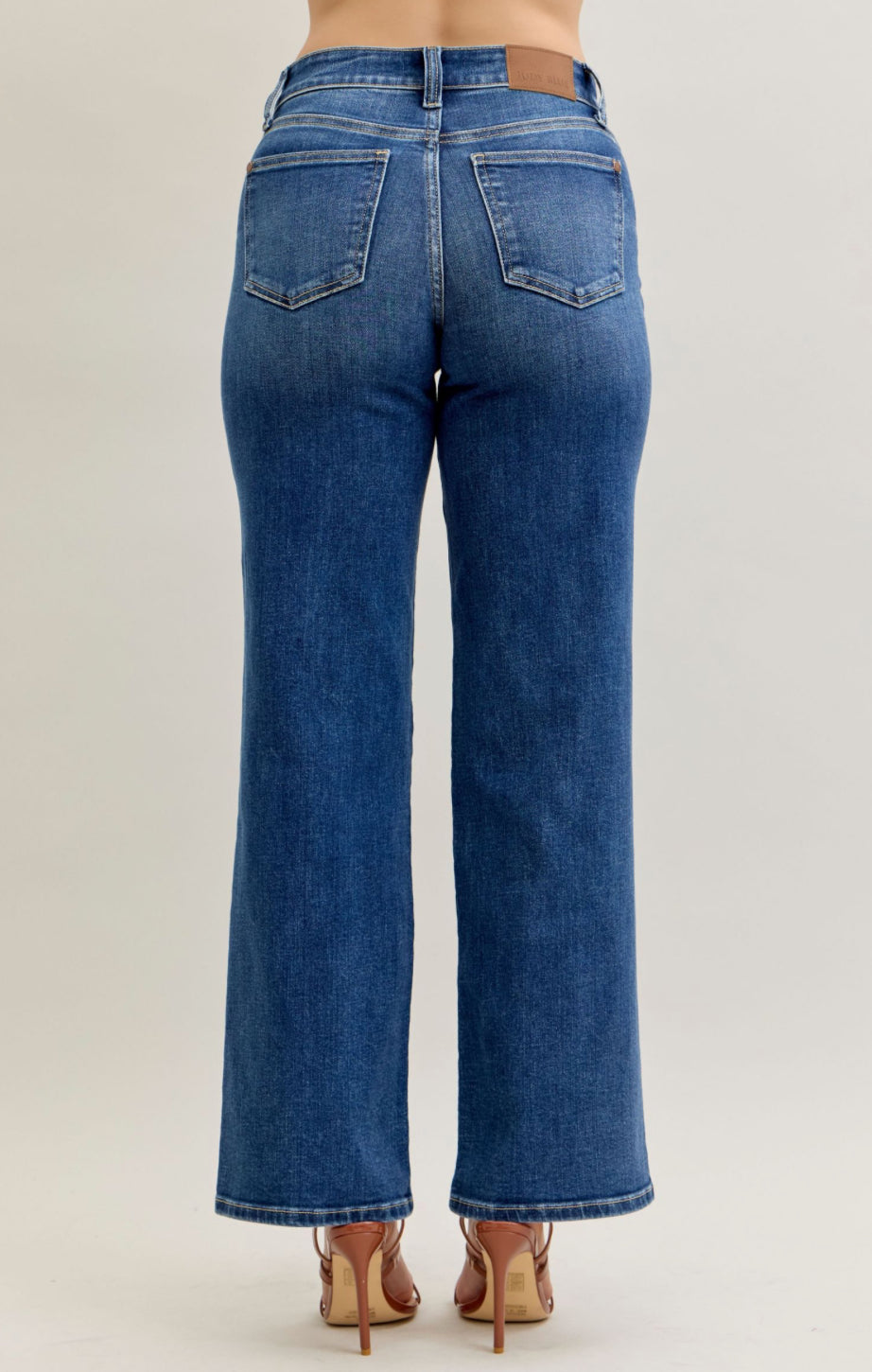 Judy Blue Double Pocket Straight Leg Jeans