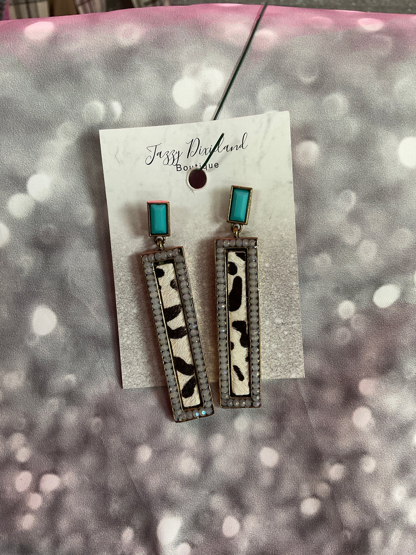 *Animal print earrings