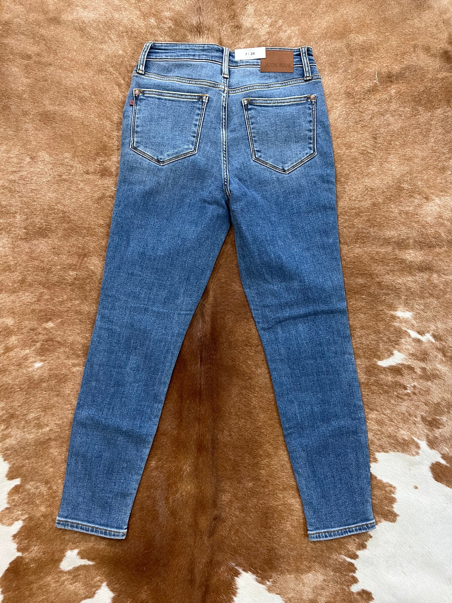 **Judy Blue Thermal Skinny Jeans