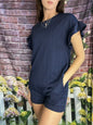 Textured Shorts Set