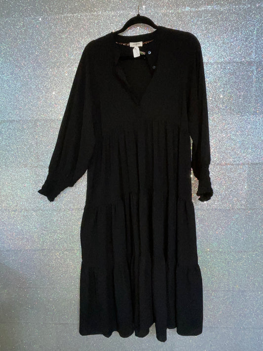 Umgee Tiered long sleeve dress