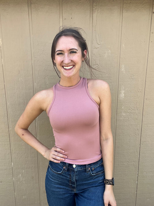 Ribbed Seamless Tank