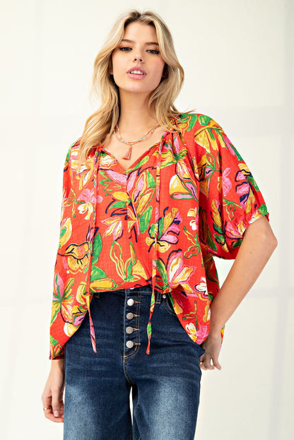 Easel Abstract Pattern Top