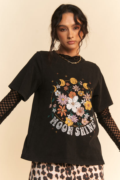 Moon Shine Graphic Tee