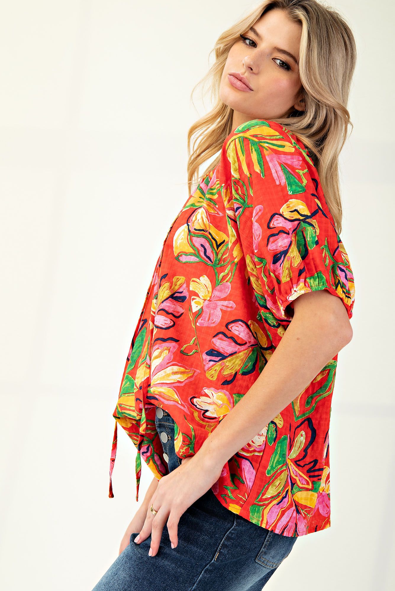 Easel Abstract Pattern Top