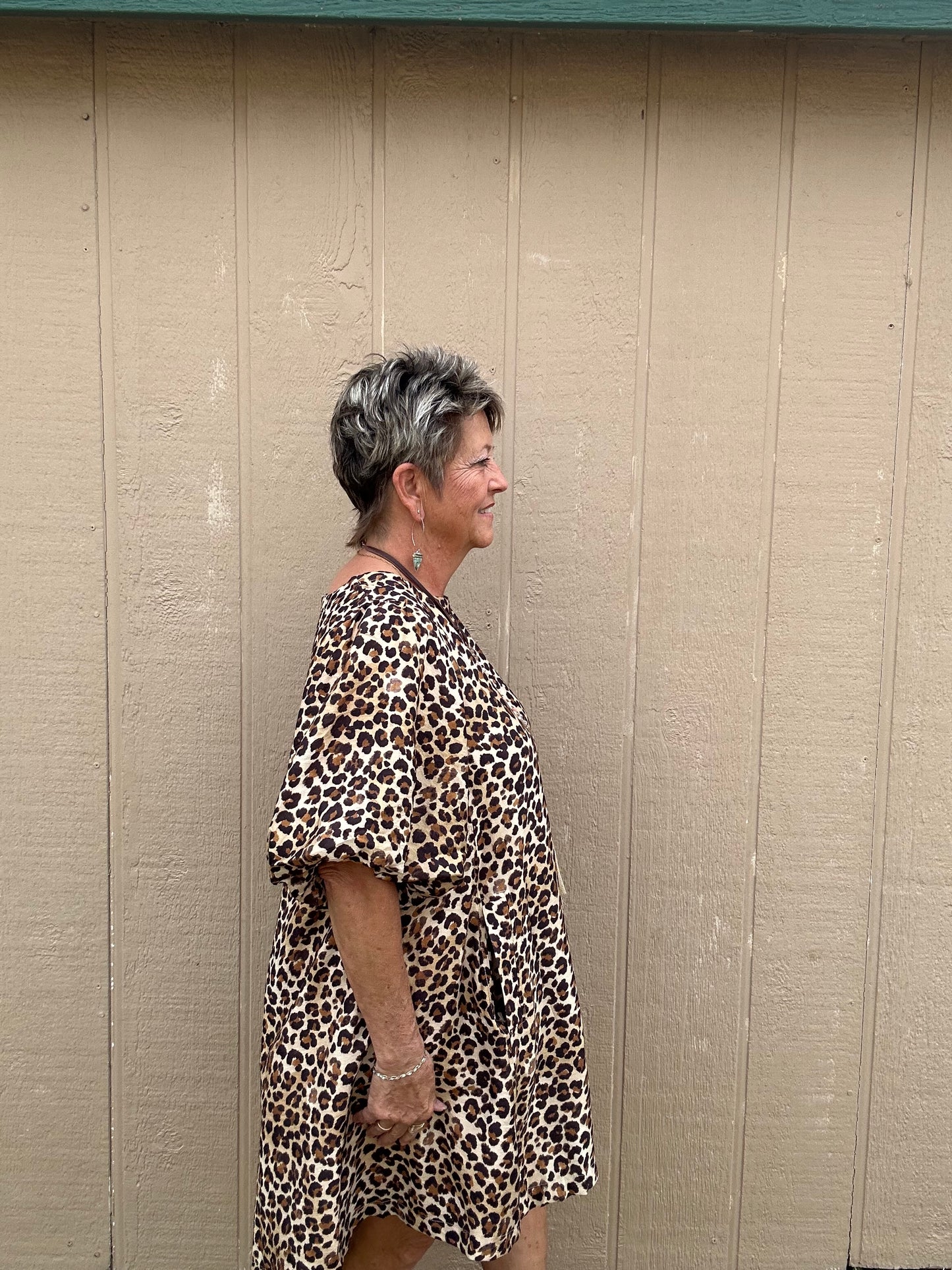 Umgee Bubble Sleeve Dress