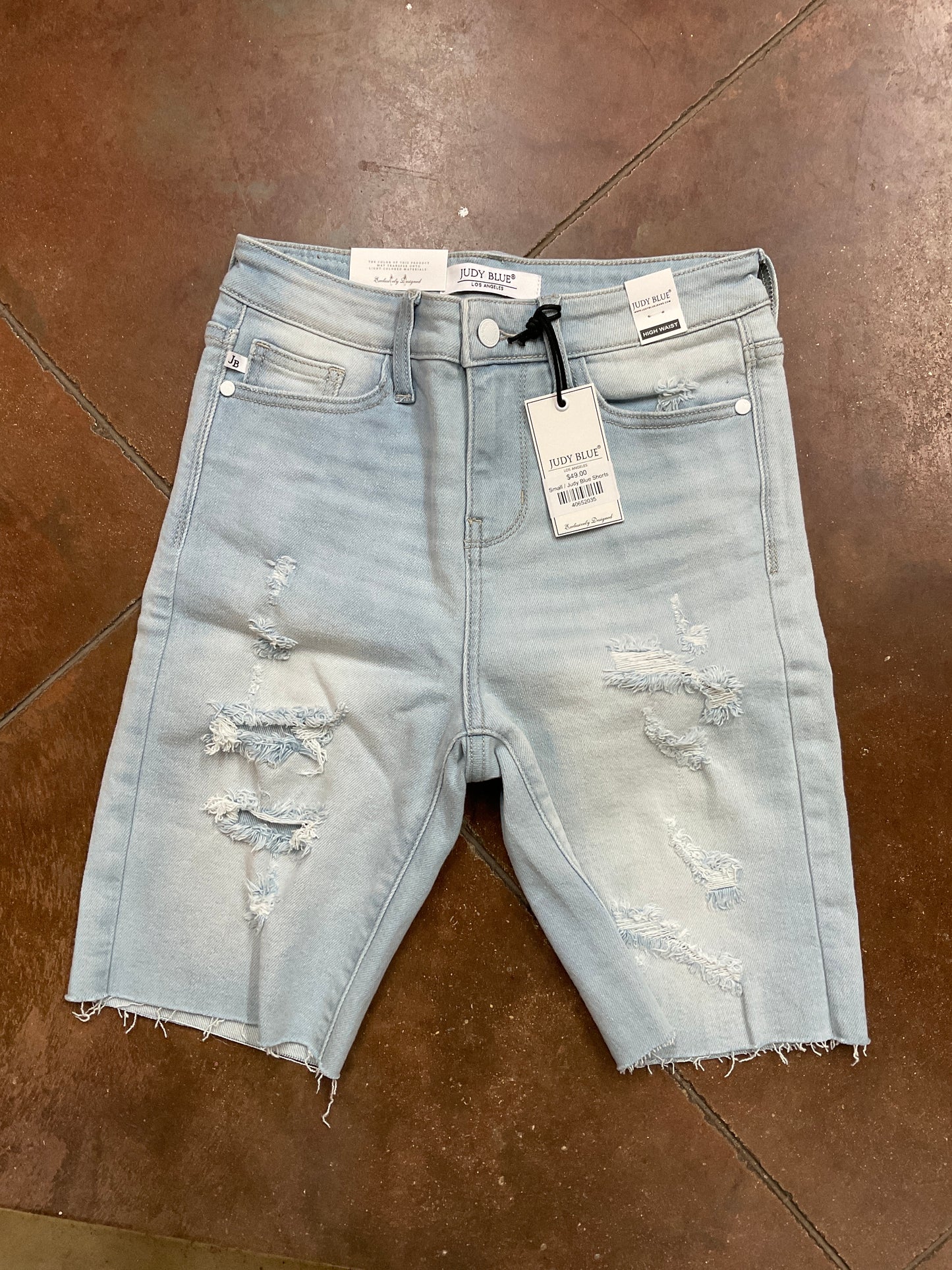 Judy Blue Distressed Shorts