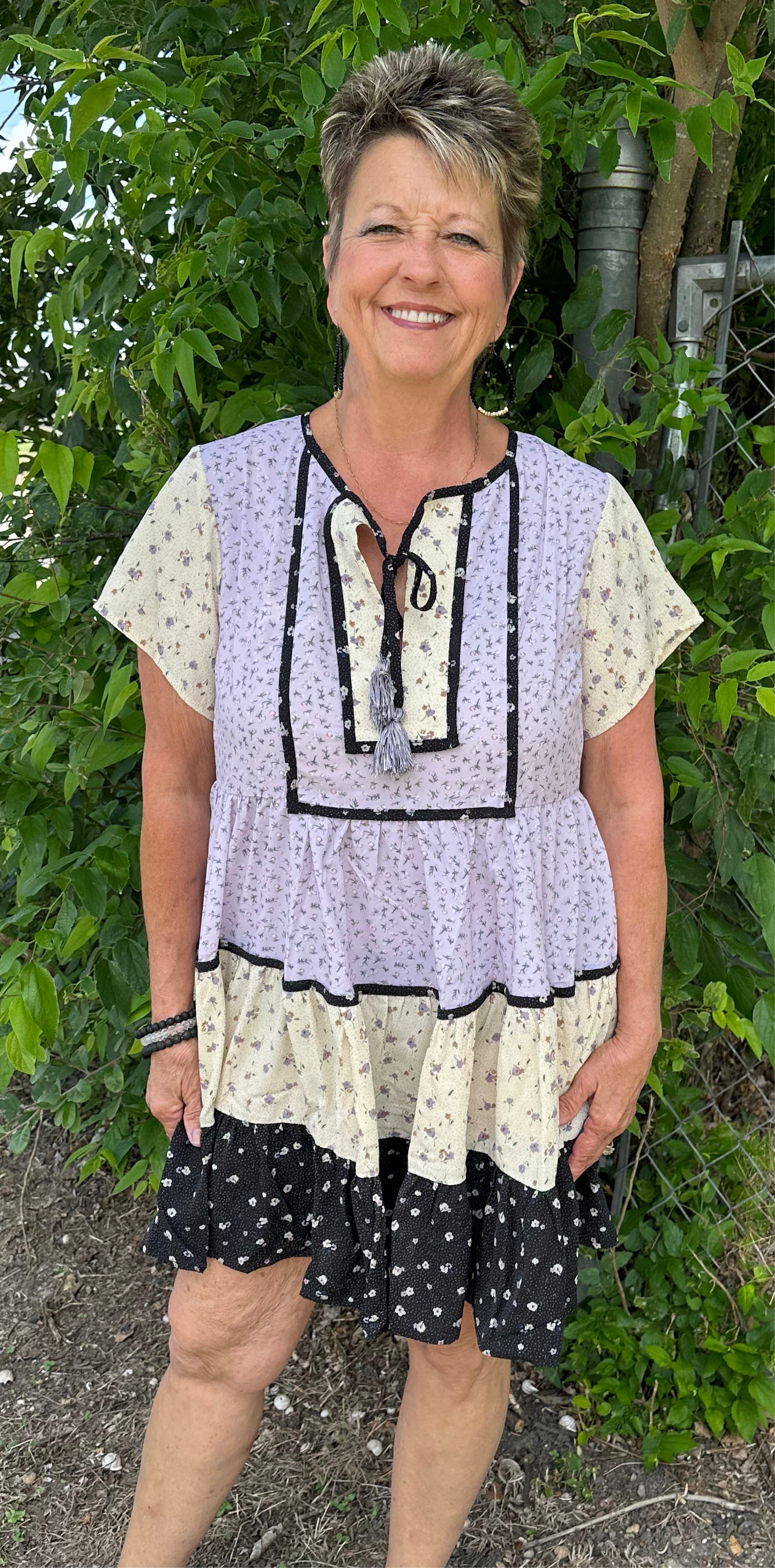 Neon Blush Boho dress