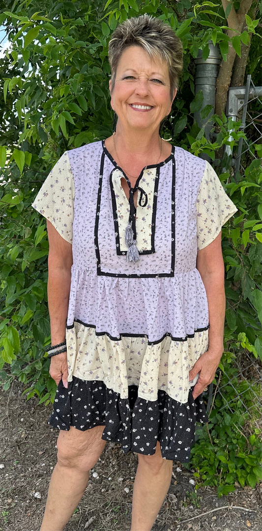 Neon Blush Boho dress