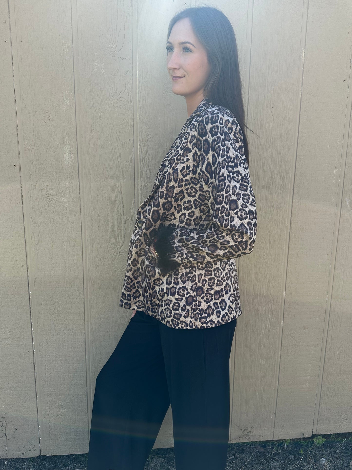 Cheetah Blazer