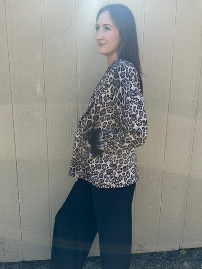Cheetah Blazer