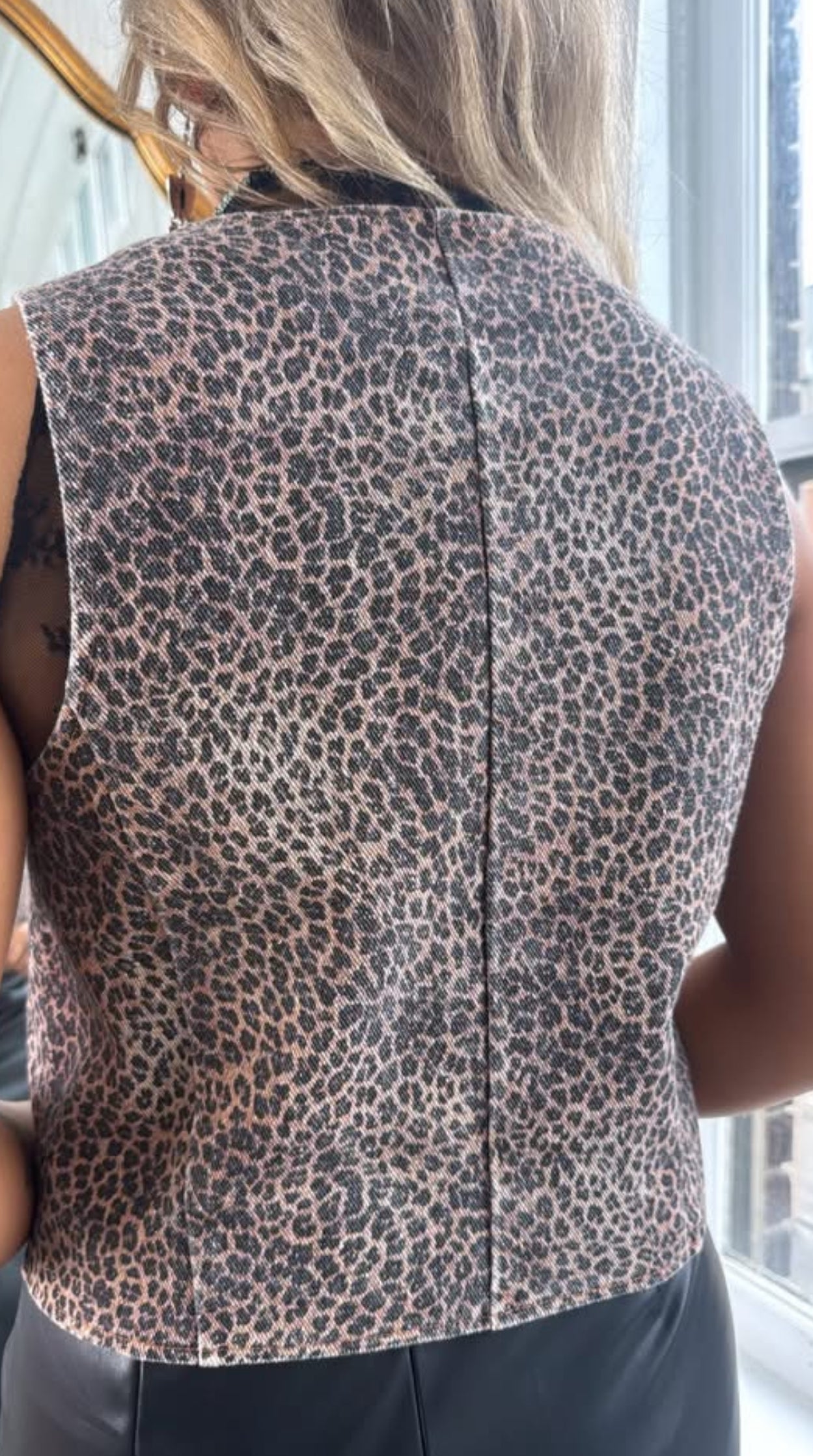 Leopard Vest