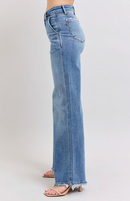 Judy Blue Retro Wide Leg Jeans