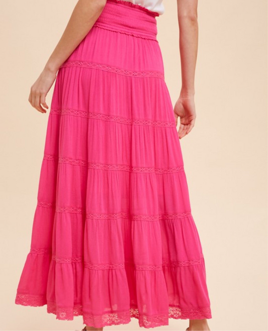 In The Loom Pink Skirt