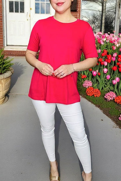 Short Sleeve A-Line Top