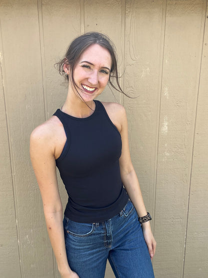 Ribbed Seamless Tank