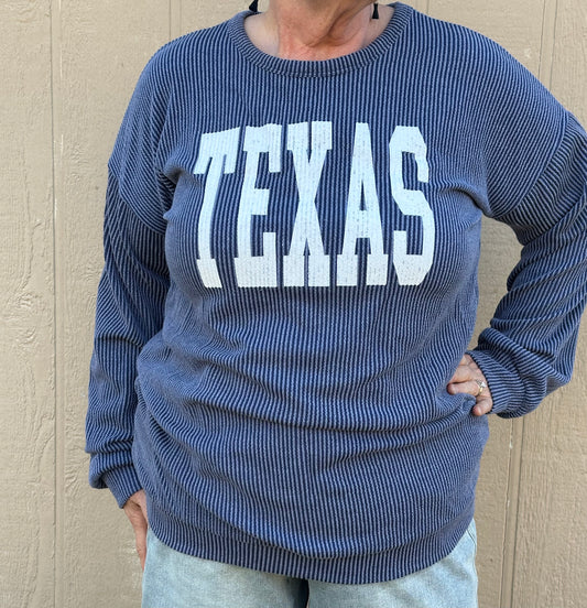 Ribbed Texas Plus Long Sleeve