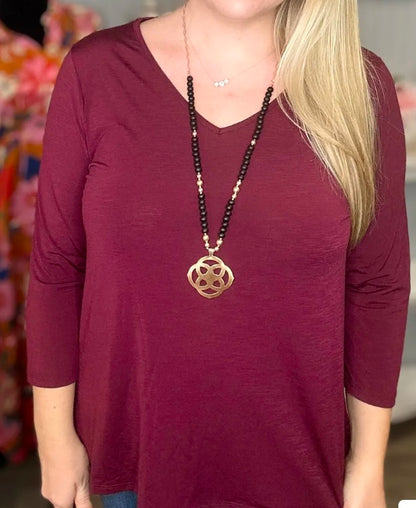 *Dear Scarlett Classic v-neck top