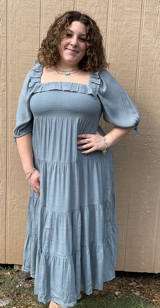 Wishlist Tiered Midi Dress