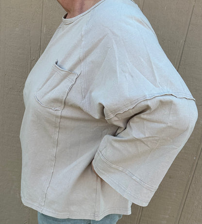 Easel Plus Mineral Washed top