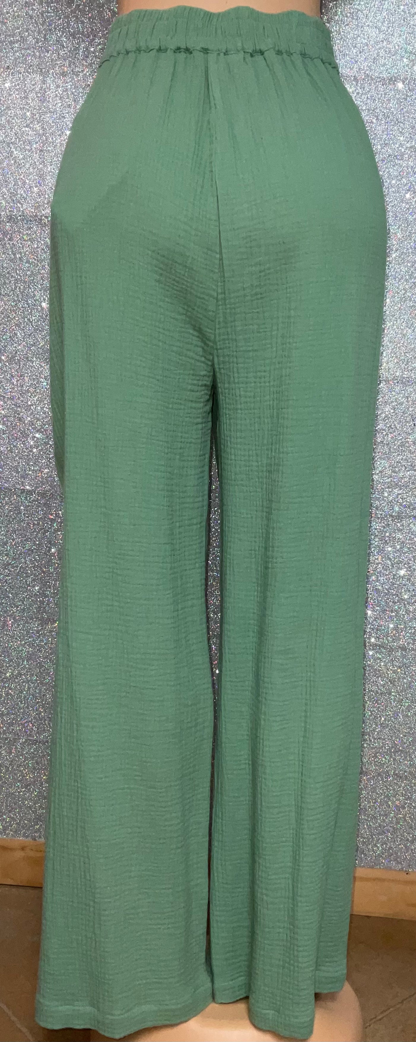 Cotton Bleu Plus Pull-on Pants