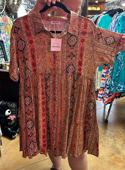 Mittoshop Mini Shirt Dress