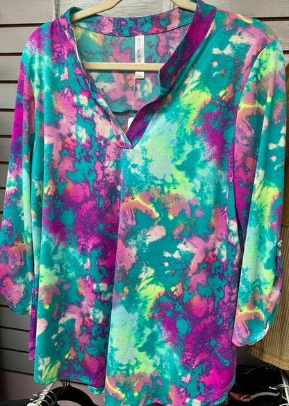 Dear Scarlett Lizzy top - Plus