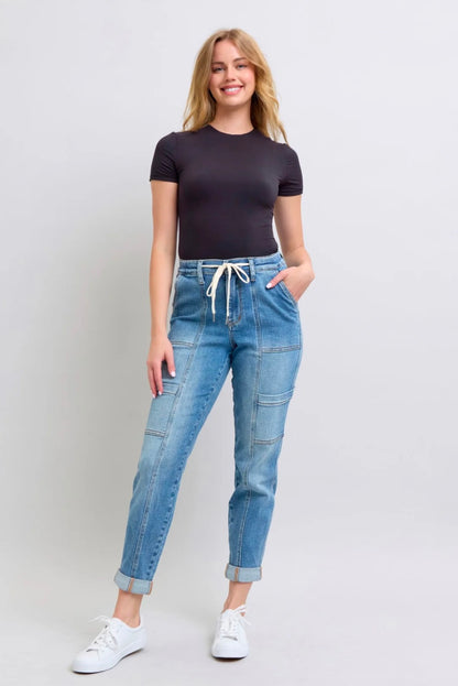 **Judy Blue denim Joggers-MD