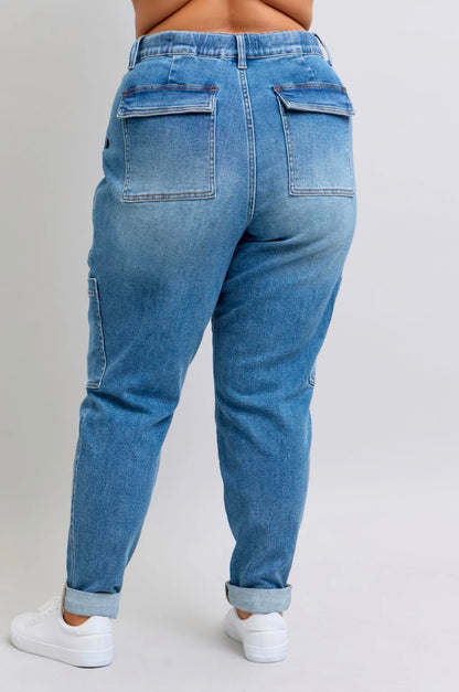 **Judy Blue denim Joggers - Plus Size
