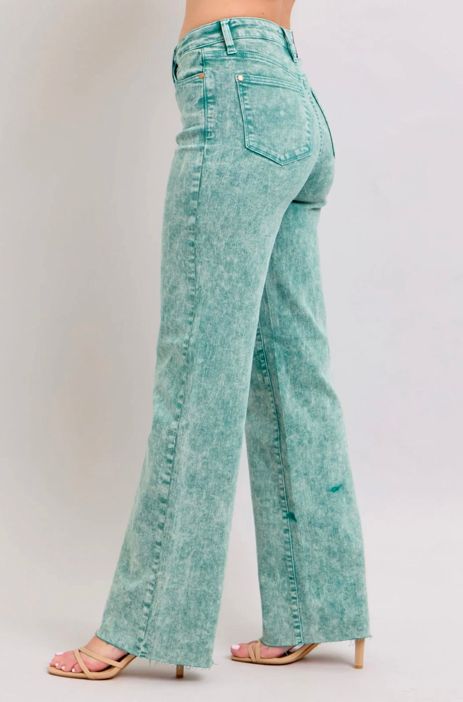 **Judy Blue Sea Green Dad jeans