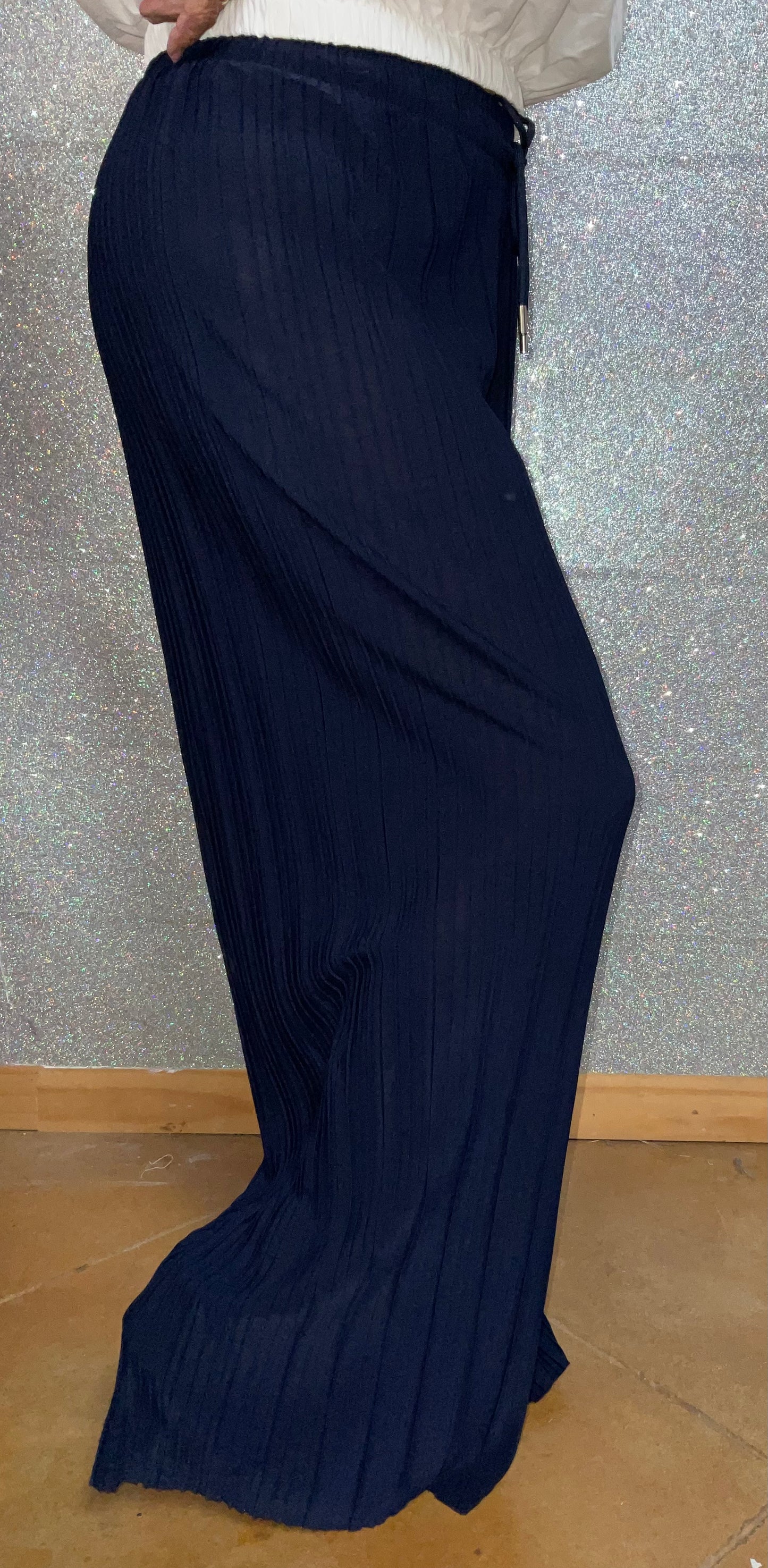 Crinkle Hem-less Dress pants