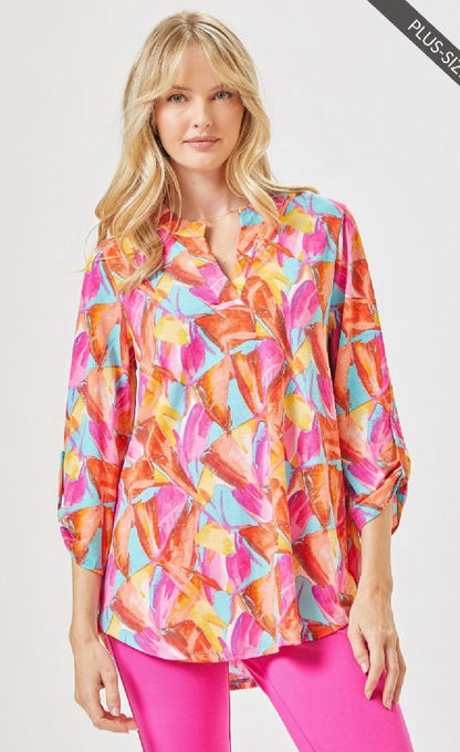 Dear Scarlett Lizzy top - Plus