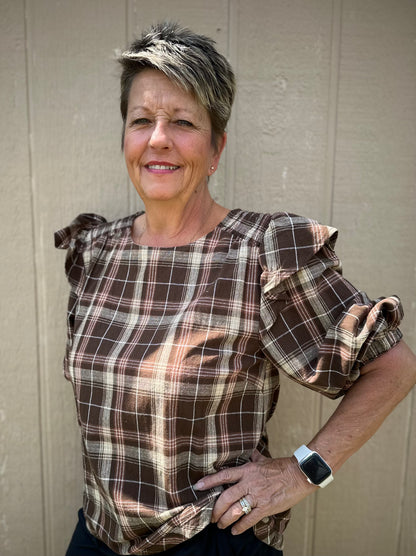 Umgee Plaid top
