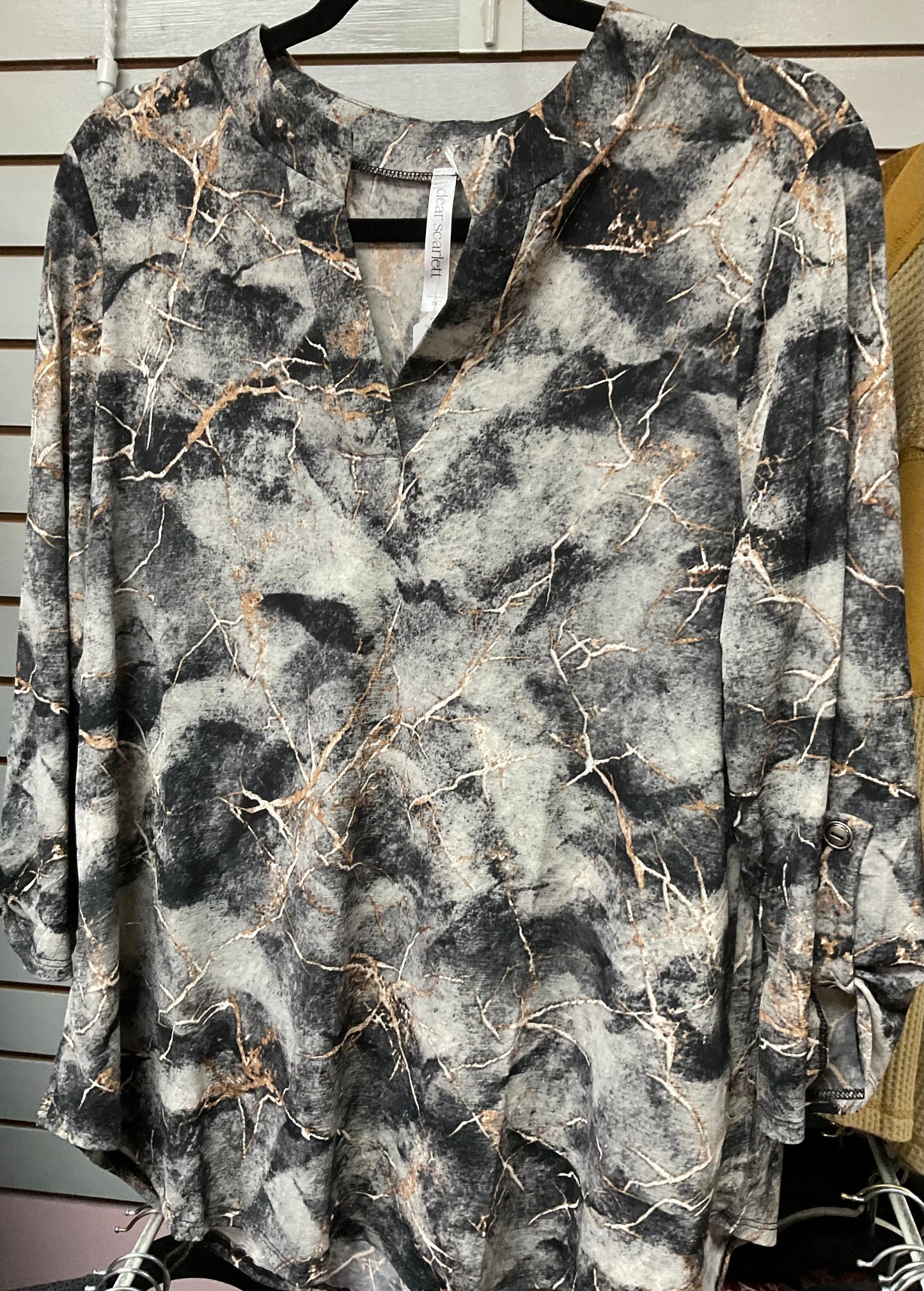 Dear Scarlett Lizzy top - Plus