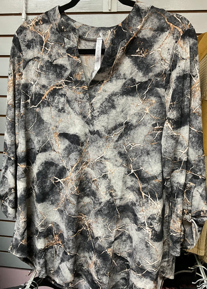 Dear Scarlett Lizzy top - Plus