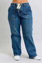 Judy Blue Drawstring Wide Leg - Plus size