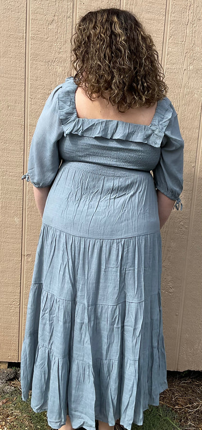 Wishlist Tiered Midi Dress